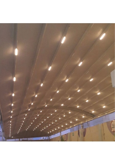 25 Adet 24V LED IŞIK TENTE PERGOLA ALÜMİNYUM LED PROFİLİ UYUMLU
