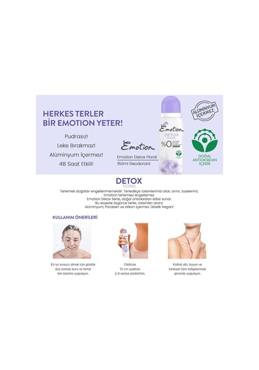 2 Adet Floral Kadın Deodorant Sprey 150 ml