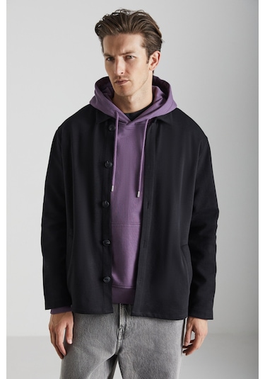 CALIANTE  Erkek Regular Siyah Ceket