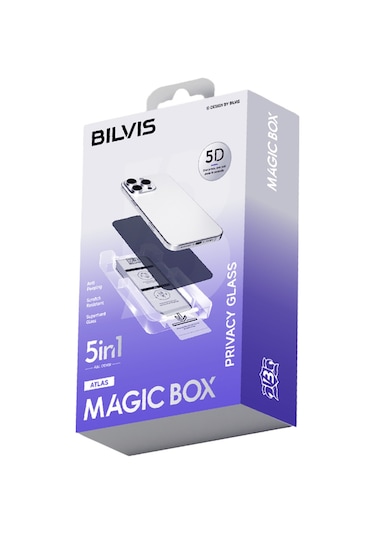 Newface Apple Uyumlu iPhone 13 Pro Max Bilvis 5in1 5d Magic Hayalet Cam