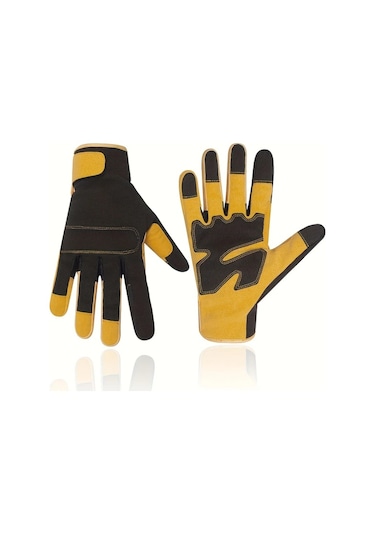 Techbloom Siyah L Tam Parmak Eldiveni Erkek Kadın Outdoor Spor İçin Esnek Nefes Alabilir