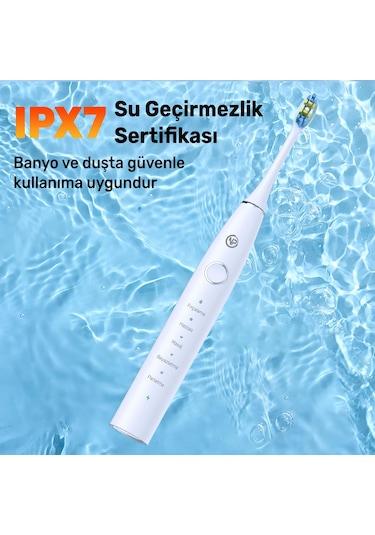 Npo Nicefeel X610-z 40000vps Şarjlı Sonic Diş Fırçası-beyaz