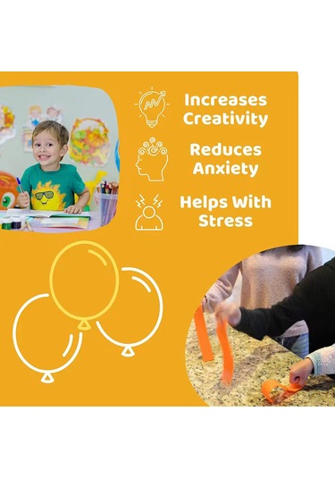 Moveevo Renkli Veya Turuncu Silikon Oyuncak - 24x4x0.5cm - 19g Rastgele Renk