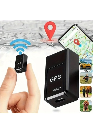Honeybeeshop Alarm Ve Çit Özellikli Gf-07 Gps Bulucu Anında Tutma Siyah Şarj Edilebilir Usb Güvenlik Cihazı