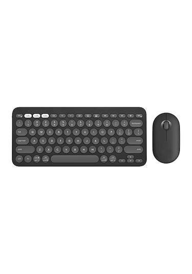 Schitec Çift Cihaz Bağlantı Özellikli Klavye Ve Mouse Set 2.4g+bt Siyah Km902 Diğer