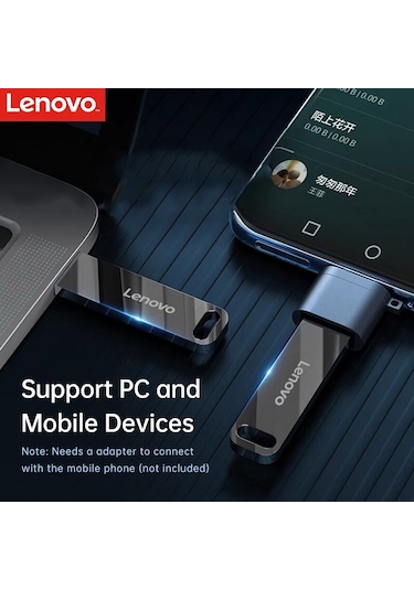 Vkemall Thinkplus Sx1 Metal Usb 3.1 Bellek Sticki 128gb - Dayanıklı, Şok Proof, Hızlı Veri Transferi, Evrensel Uyum, Gümüş Renk