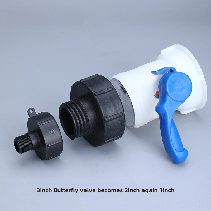 Yuntech01 Ibc Tankı Valf Adaptörü S100'den S60'ye Dönüştürücü 3" X 2" Kalın Işınlı Ağır Tip Dn100 Kelepçe Valf Bağlantı Parçası 205g