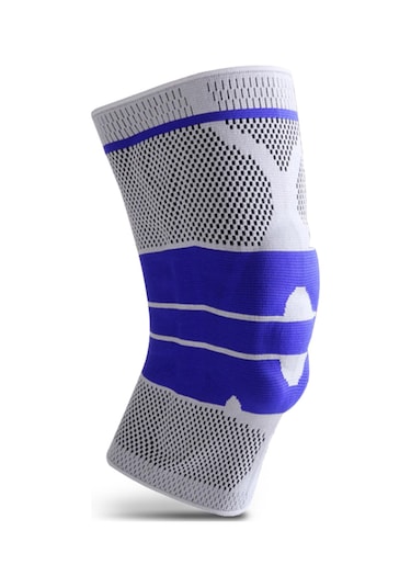 Kangvka Yaylı Destekli Silikon Dizlik - Koşu, Basketbol Ve Spor İçin Rahat Koruma Xl Çok Renkli