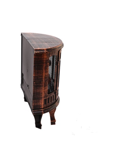 Retro Şömine Fener Noel Dekorasyonu Diğer Beyaz