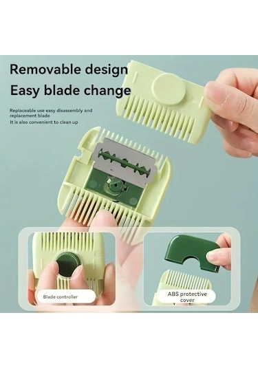 2'si 1 Arada Saç Kesme Makinesi Tarağı - Tüm Saç Tipleri İçin