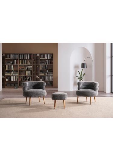 Barel Özel Tasarım Çay Seti Koltuk Takımı,berjer Ve Puf Ofis Balkon Cafe Bahçe Salon Mobilyası 3 Lü Takım Renkli Çok Renkli