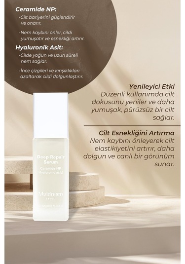 Muldream Deep Repair Ceramide NP Nemlendirici Serum 40 ML