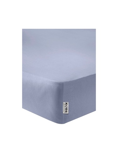 Penye Lastikli Çarşaf, Battal Çift Kişilik ,açık Gri, %100 Pamuk Örme Kumaş, 130 Gr/m² Açık Gri