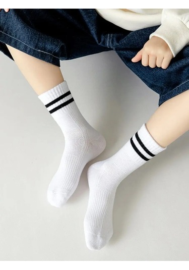 Polly&tim Çocuk Çorapları 5 Çift Set 168720329 Beyaz
