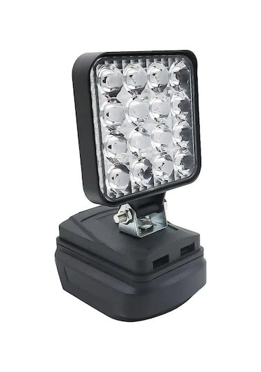 Led Işık Makita Pil İçin Taşınabilir Spot Akülü Açık Çalışma Siyah