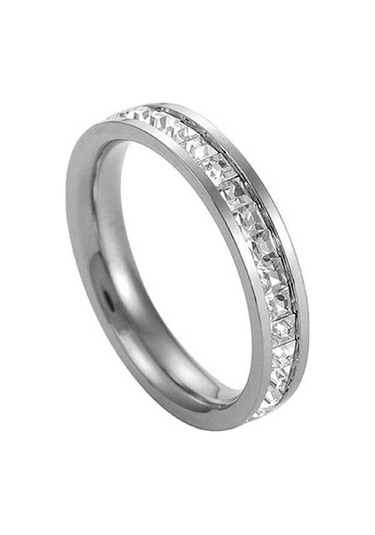 Fastbuy Kızlar Basit Tiyanyum Bilezik, Tek Diyamant, Us 3, Renkli, Kadınlar İçin Çok Renkli