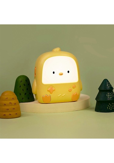 Emzirme/emzirme İçin Sevimli Civciv Başucu Gece Lambası, Usb Şarj Çok Renkli