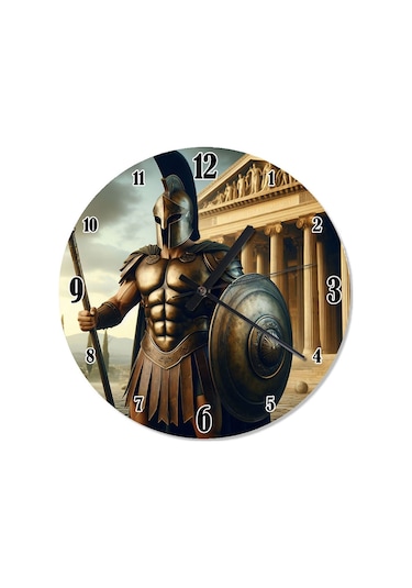 Roma Askeri Desenli Duvar Saati