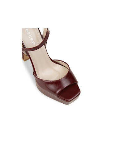 Deery Kadın Bordo Platform Abiye Ayakkabı - Sm203zbrdm01