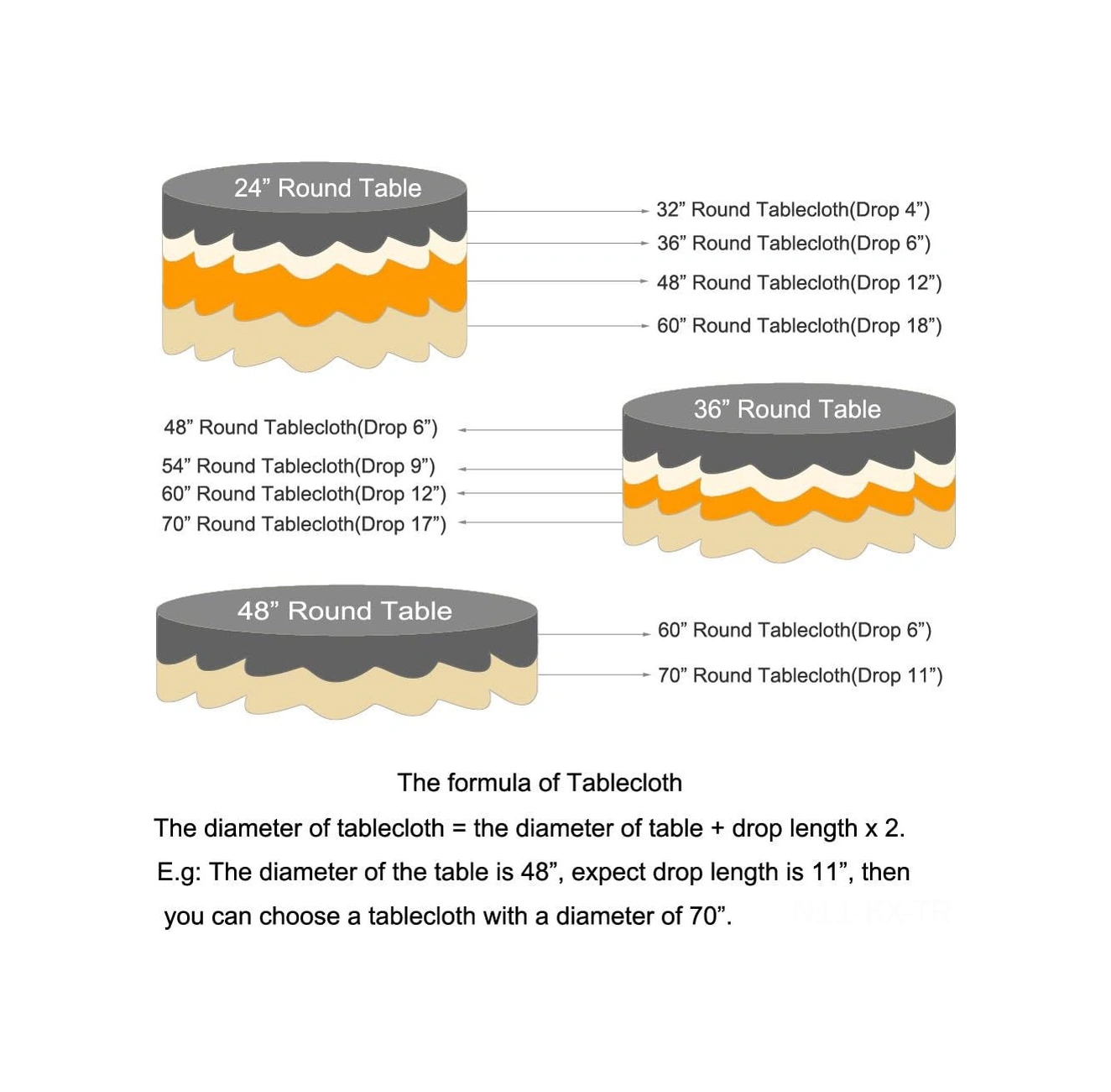 Kangvka Tam Pamuk El Örgü Gül Desenli Beyaz Yuvarlak Masa Örtüsü 65-70 Cm Çap Beyaz