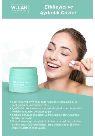 W-Lab Cosmetics Göz Çevresi Bakım Kremi 50 ML