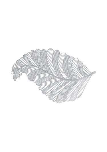 Gümüş Masa Servis Altlığı Yalıtımı Kaymaz Pvc Leke Tutmaz Masa Paspasları Gümüş