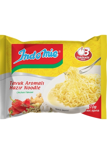 Indomie Noodle Tavuklu 70 Gr X 12 Adet