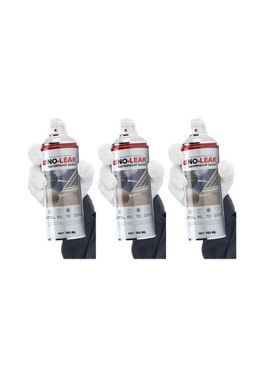 Fixtime NoLeak 2+1 Paket Su İzolasyon Sızıntı Onarım Spreyi Su Geçirmez Beyaz 3x400 ML