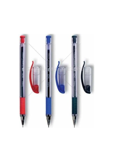 Faber Castell 1425 Iğne Uçlu Tükenmez Kalem  10'lu Kırmızı