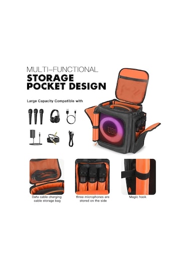 Elmpaly Jbl Partybox Encore Essention 2 1 Hoparlör Taşıma Çantası Siyah