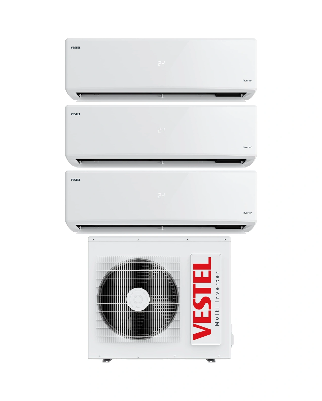 Vestel Flora Doğa A++ 2700 BTU Multi Inverter Plus AC 9+9+12 Klima