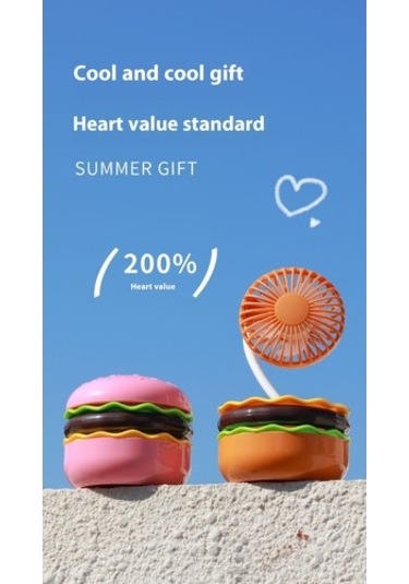 Serene Space Çok Fonksiyonlu Küçük Fantaşınabilir Küçük Fan 9050 Sarı