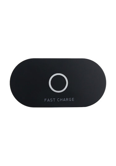 Honmex 5w/10w Hızlı Kablosuz Şarj Aleti, Qi Protokolü, Aşırı Akım Ve Voltaj Koruması, Siyah, Cep Telefonları İçin