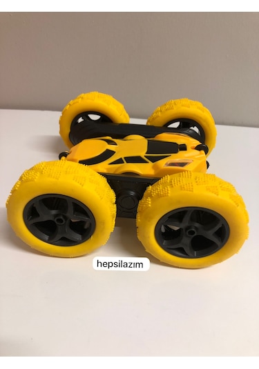 Uzaktan Kumandalı 360 Dönen Şarjlı Akrobat Stunt Car Araba Sarı