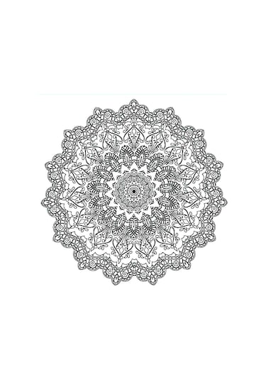 Bigpoint Baskılı Pres Tuval 30X30Cm Mandala N11.49550