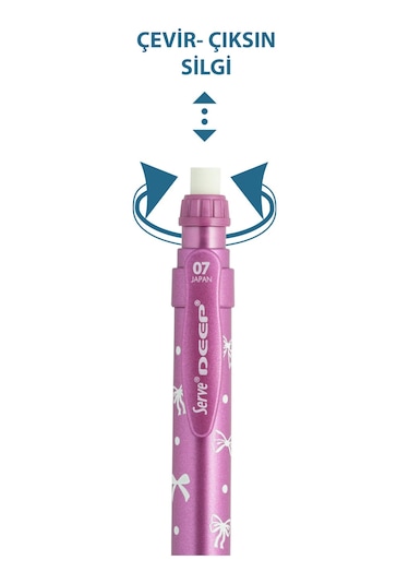 Deep Versatil Kalem Sketch Serisi 0.7mm Pembe