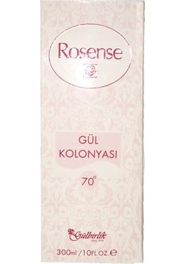 Rosense 70 Derece Gül Kolonyası 300 ML