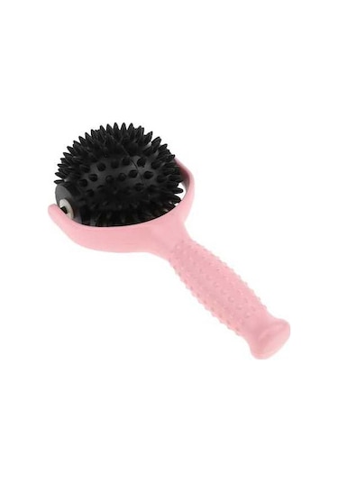 Maoyaya Suntek El Akupunktur Vücut Masaj Topu - Dikenli Nokta Masaj Aleti Pembe - Siyah