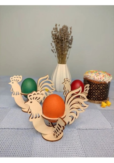 Woodiks Paskalya Yumurtası Standı 152646959 Bej