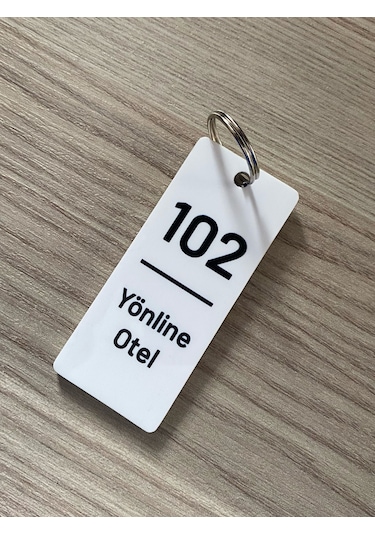 Beyaz Pleksi Basic Slim Kişiselleştirilebilir Otel Bungalov Apart