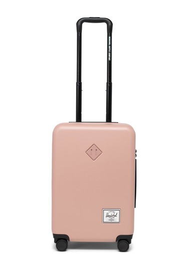 Herschel Heritage Hardshell Darbeye Dayanıklı Tekerlekli Kabin Boy Valiz 43 L Gül Kurusu Gülkurusu