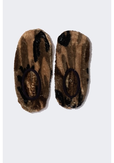 DeFacto Erkek Düz Taban Pelüş Ev Patiği D5189AX24WNKH320