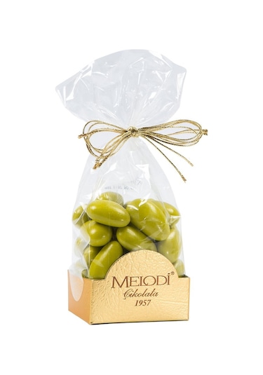 Melodi Çikolata Yeşil Badem Şekeri 500 G
