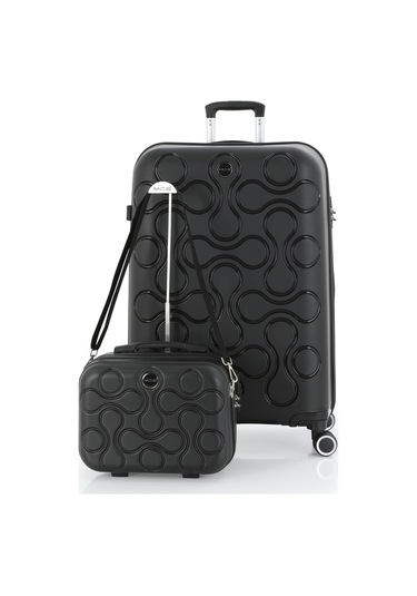 Mçs Polipropilen 2li Valiz Seti Büyük & Makyaj V376 S23sy1000047-set 00001 Siyah