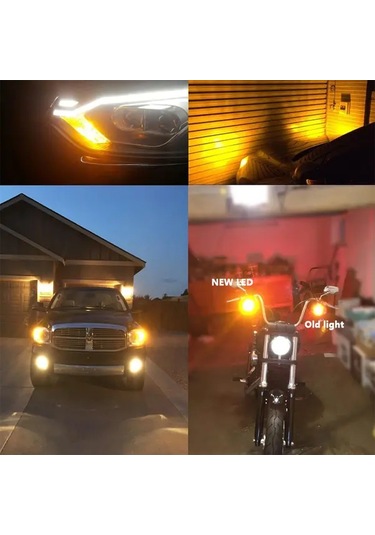 Fochsia 2pcs-氙气白 2 Adet Led Oto Lamba 3157 4157 3057 3156 54smd 3014 Ve 3smd 3030 Beyaz Kırmızı Turuncu Araç Dekorasyonu