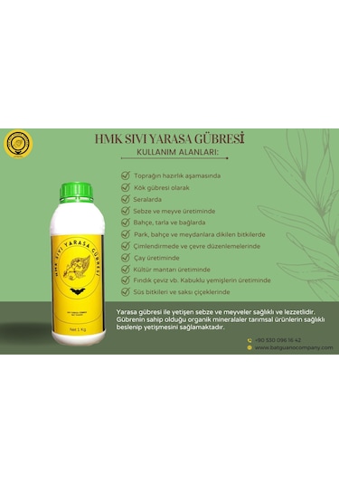 Hmk Sıvı Yarasa Gübresi 5 Litre