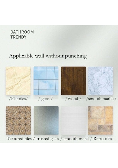 Xiyyadms Siyah Aluminyum Duvarlı Dolap, Delme Yok Kurulum, Banyo-mutfak Depolama Rafı, Anti-paslanmaz, Çok Amaçlı Siyah