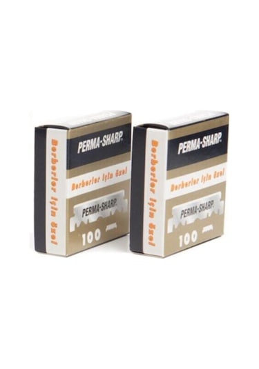 Perma Sharp Berberler İçin Özel Yarım Jilet 2 x 100 Adet