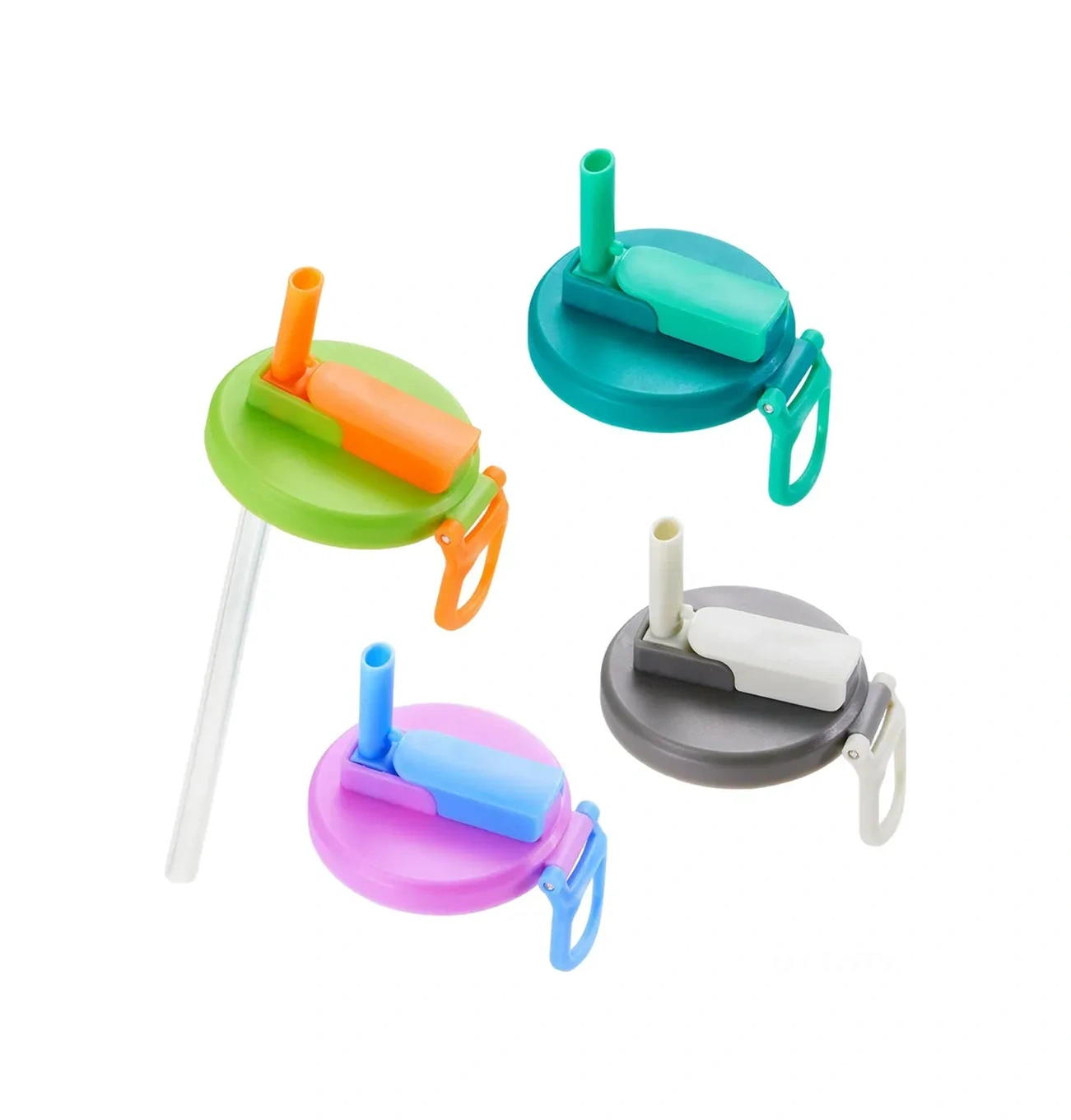 Konesam 5.6 Cm Çaplı Yeniden Kullanılabilir Silikon Kapak - Bardak, Fincan Ve Bardağa Uygun - Leakage Koruma Ve İçecek Tazeliği Sağlar - Mavi Mor Mavi - Yeşil