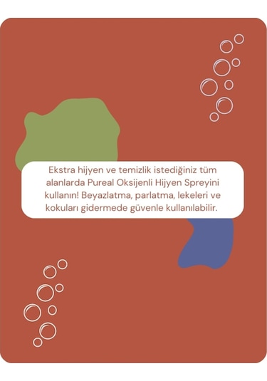 Pureal Oksijenli Hijyen Spreyi 950 Ml Tekli